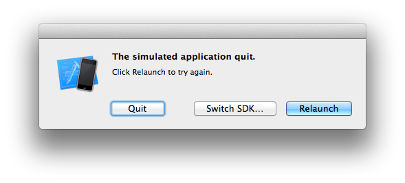 xcode simulator quit xcodes