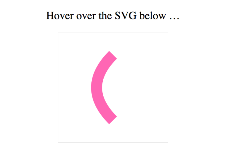 Changing SVG path data with CSS – Bram.us