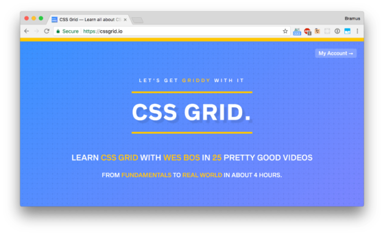 CSSGrid.io – Free Video Series To Learning CSS Grid – Bram.us